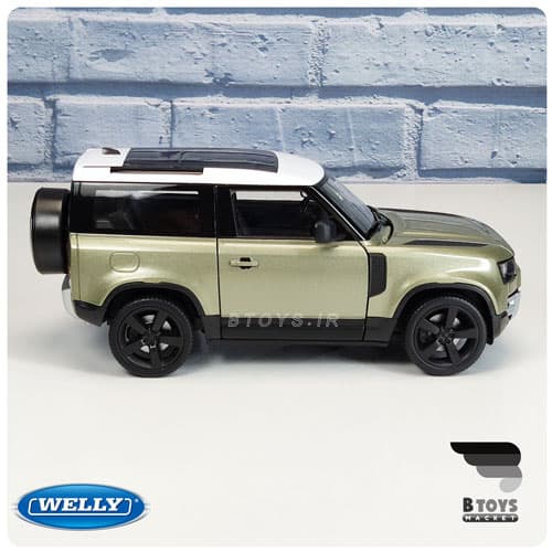 ماکت ماشین لندرور دفندر 2020 سبز ویلی(Land Rover Defender 2020 welly) — تصویر ۷