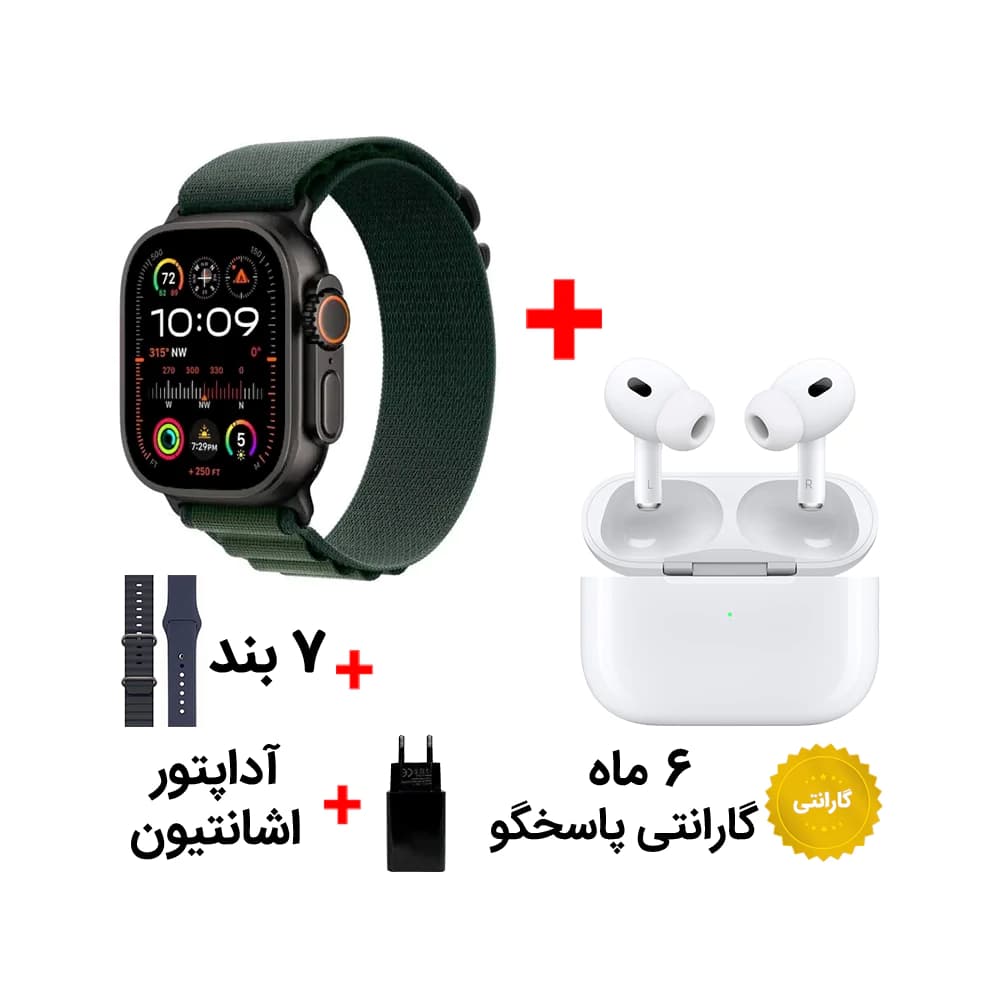 ساعت هوشمند اسمارت Wisme WS-80 Ultra 3 با 7 بند و ایرپاد