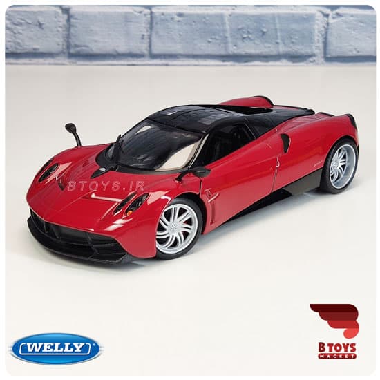 ماکت ماشین پاگانی هوایرا زرشکی ویلی(Pagani Huayra welly)