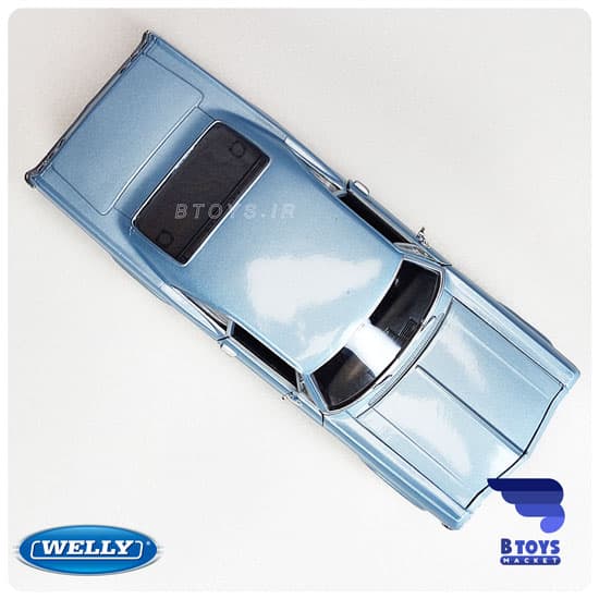 ماکت شورولت ایمپالا اس اس 1965 آبی ویلی(Chevrolet Impala SS 396 1965 welly) — تصویر ۴