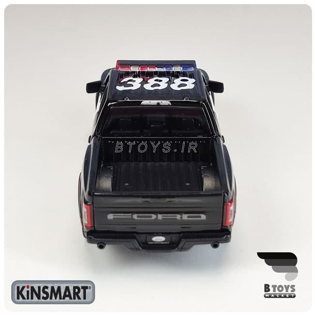 ماکت ماشین فورد اف150 رپتور 2022 پلیس کینسمارت(Ford F-150 Raptor police kinsmart) — تصویر ۴