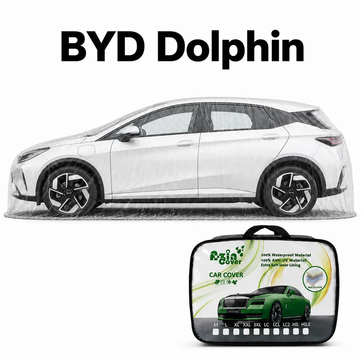 چادر 4 فصل چند لایه BYD دلفین آذین روکش