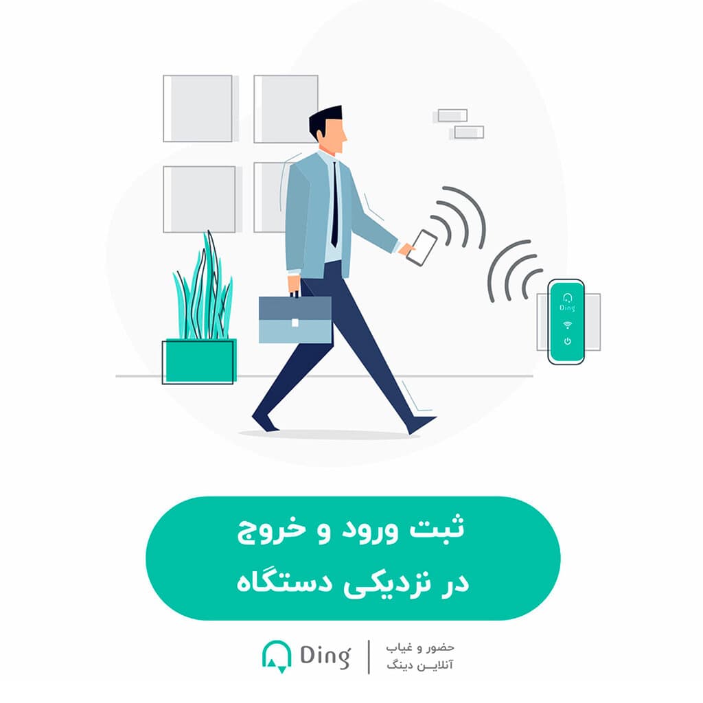 دستگاه حضور و غیاب دینگ مدل Infinity-15 User — تصویر ۴