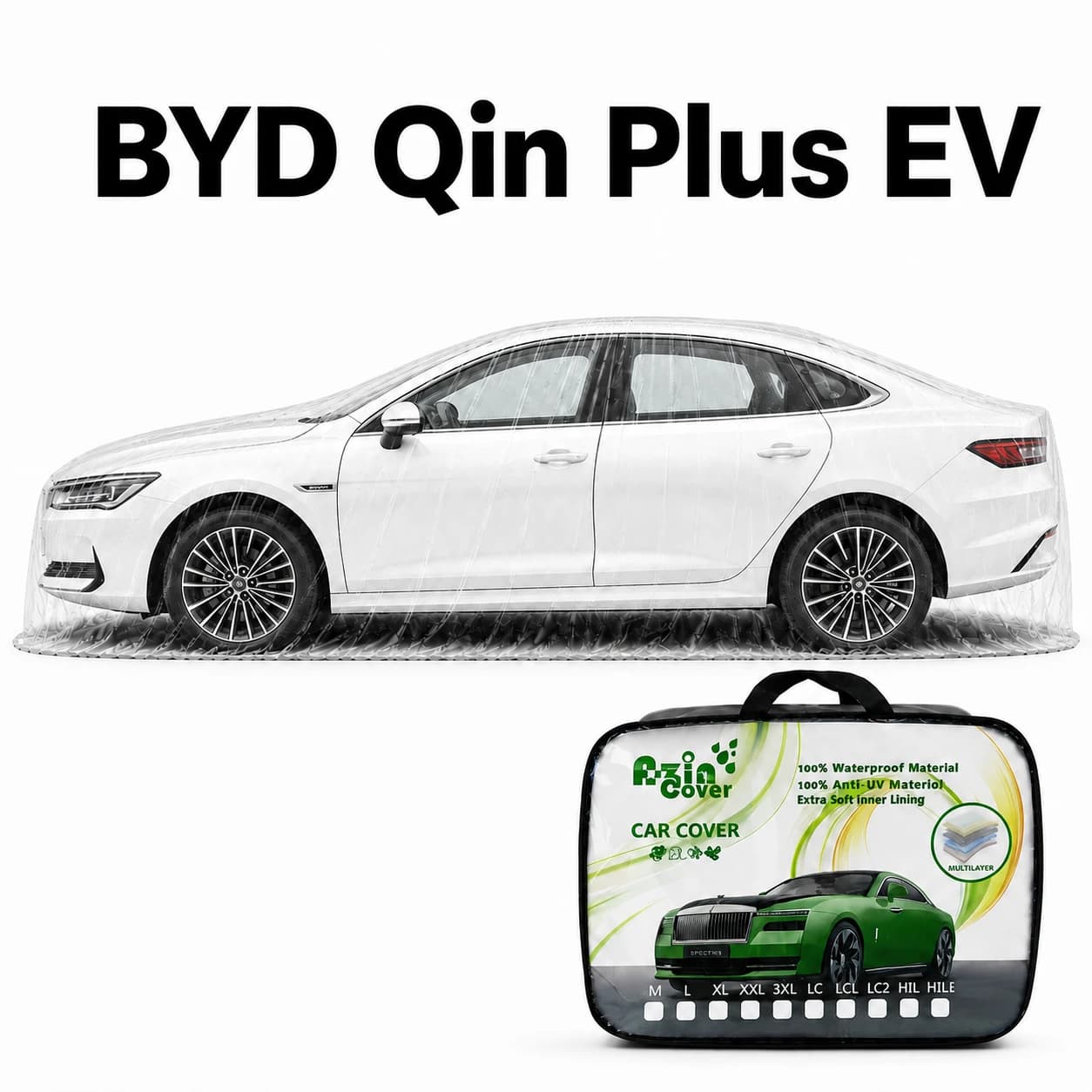 چادر 4 فصل چند لایه BYD چین پلاس برقی آذین روکش