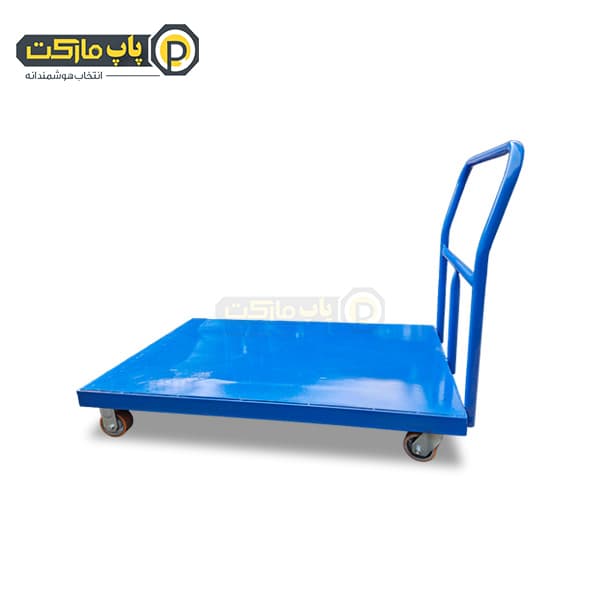 گاری دستی 87*125 با چرخ پلی اورتان تحمل بار 1 تن تقویت