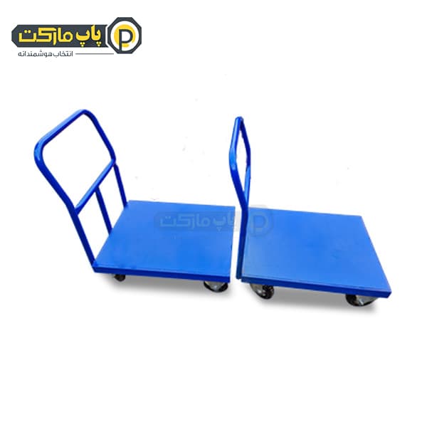 گاری دستی 60*80 با چرخ آهنی دو عدد باهم