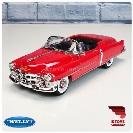 ماکت ماشین کادیلاک الدورادو 1953قرمز ویلی(Cadillac Eldorado welly)