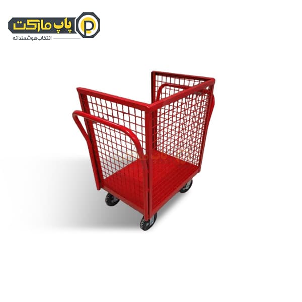 گاری دستی 60*80 با 50 سانت توری دور تا دور و چرخ دایکاست اصلی