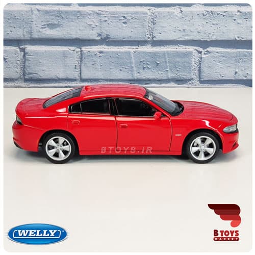 ماکت ماشین دوج چارجر 2016 نارنجی ویلی(Dodge charger 2016 welly) — تصویر ۳