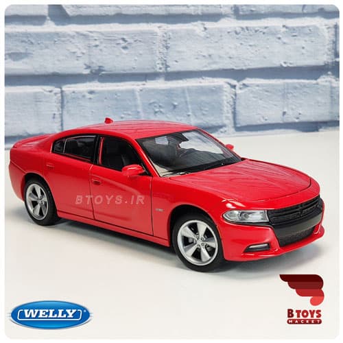 ماکت ماشین دوج چارجر 2016 نارنجی ویلی(Dodge charger 2016 welly) — تصویر ۵