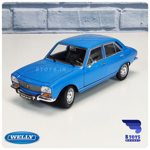 ماکت پژو 504 آبی ویلی(PEUGEOT 504 welly)