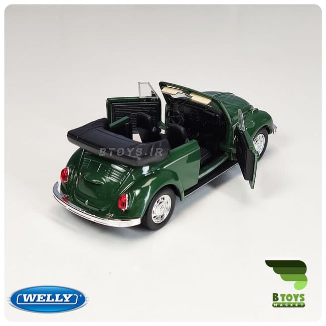 ماکت ماشین فولکس واگن بیتل کروک ویلی(Volkswagen beetle welly) — تصویر ۹