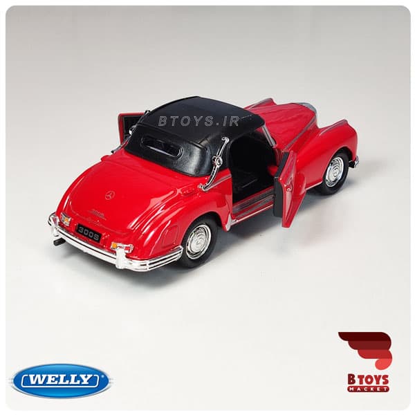 ماکت ماشین مرسدس بنز 300 ویلی(Mercedes Benz 300S 1955 welly) — تصویر ۷
