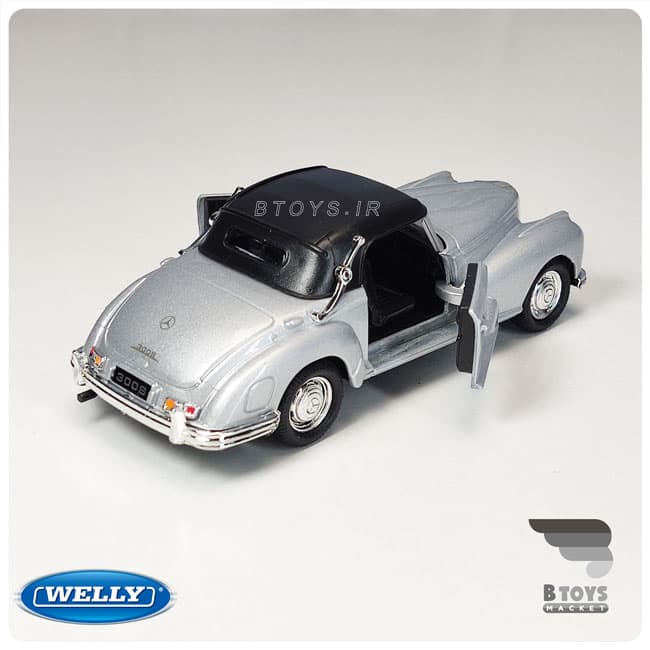 ماکت ماشین مرسدس بنز 300 ویلی(Mercedes Benz 300S 1955 welly) — تصویر ۵