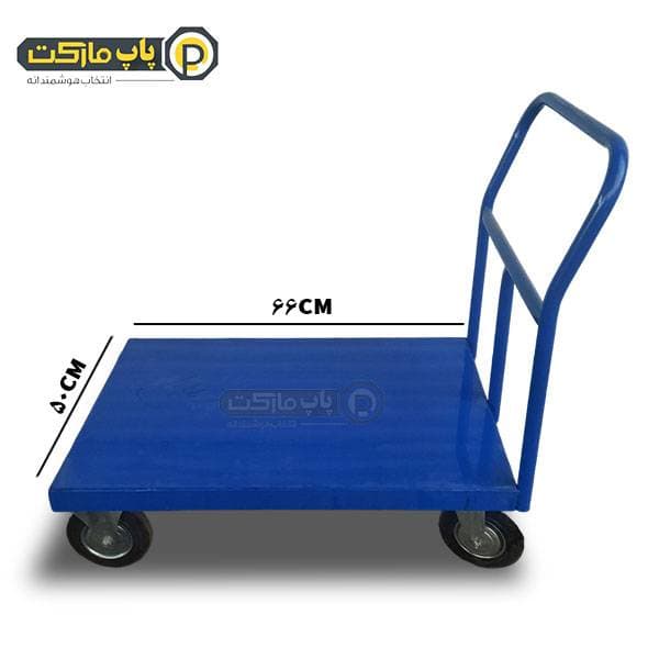 گاری دستی کوچک تقویت شده چرخ دایکاست کد-601