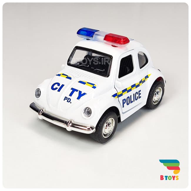 ماکت ماشین فولکس بیتل پلیس فانتزی(Volkswagen Beetle Police )