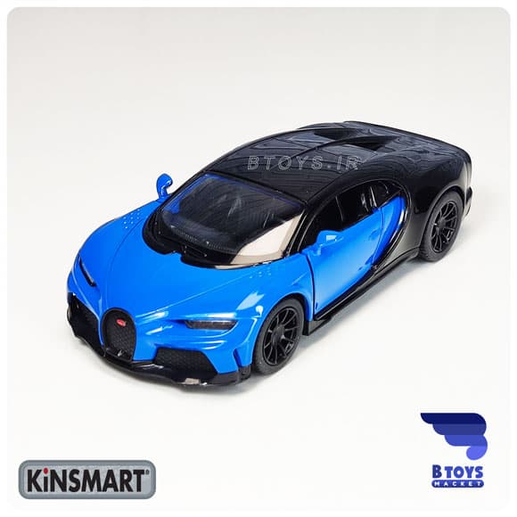 ماکت ماشین بوگاتی شیرون کینسمارت(Bugatti Chiron kinsmart) — تصویر ۴