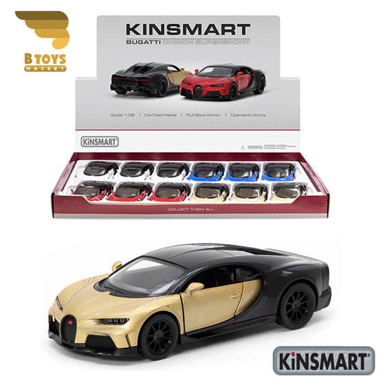 ماکت ماشین بوگاتی شیرون کینسمارت(Bugatti Chiron kinsmart)