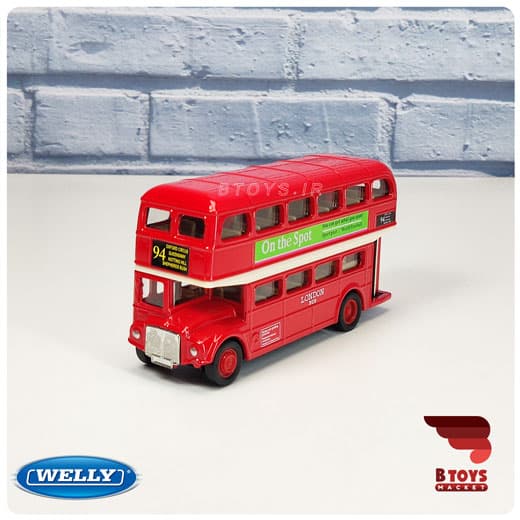 ماکت اتوبوس لندن برند ویلی(London Bus welly)