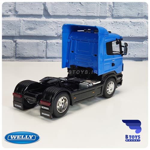 ماکت ماشین کامیون اسکانیا آر 470 آبی ویلی(SCANIA R470 welly) — تصویر ۲