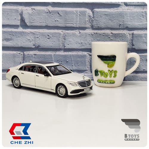 ماکت ماشین مرسدس بنز ای300 چژی سفید(Benz E300 Chezhi)(مقیاس:1/24) — تصویر ۶