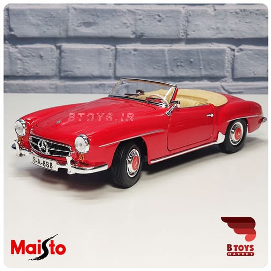 ماکت مرسدس بنز 190 اس ال 1955 مایستو(Mercedes Benz 190 sl1955 Maisto) — تصویر ۲