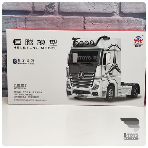ماکت کاروان مرسدس بنز آکتروس سفید(Mercedes Benz 1851 Actros) — تصویر ۸