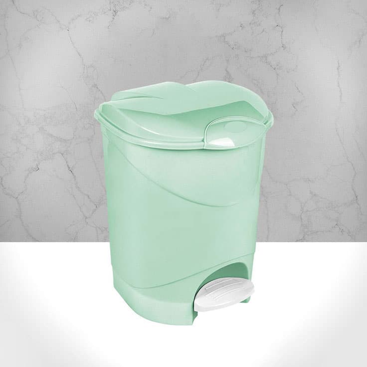 سطل پدالی دوجداره مرجان 3 ناصر پلاستیک(4)/2430