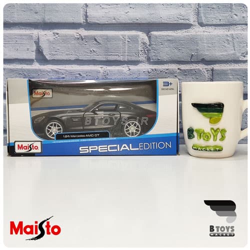 ماکت مرسدس بنز ای ام جی مشکی مایستو(Mercedes Benz AMG GT Maisto) — تصویر ۶