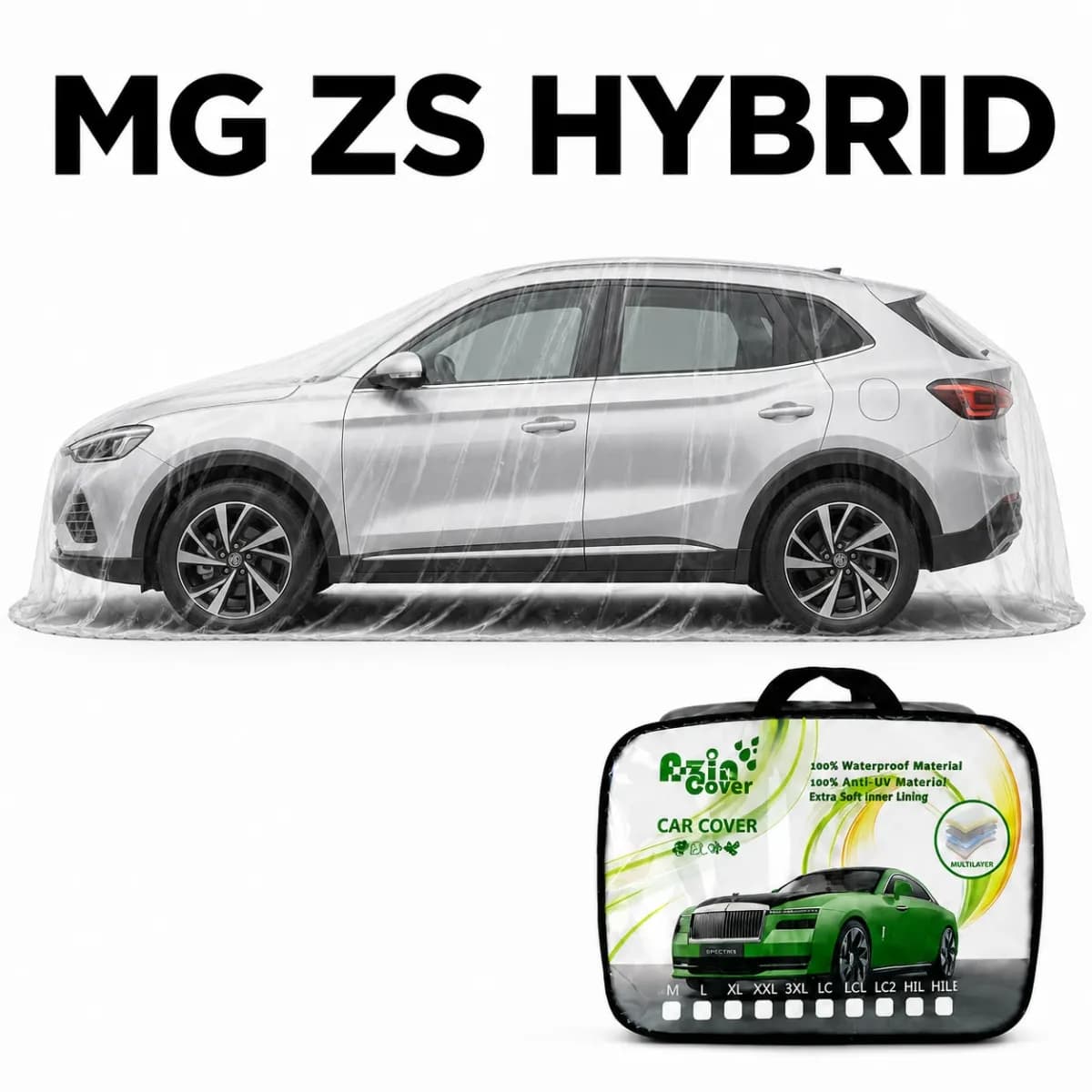 چادر 4 فصل چند لایه MG ZS هیبرید آذین روکش — تصویر ۹