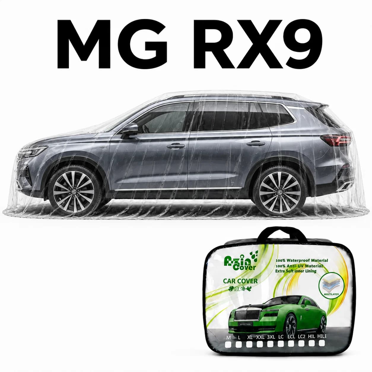 چادر 4 فصل چند لایه MG RX9آذین روکش