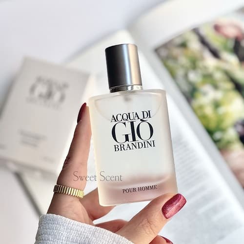 عطر و ادکلن مینی جورجیو آرمانی آکوا دی جیو مردانه (جیو سفید) برندینی | Giorgio Armani Acqua di Gio Brandini حجم 33 میل — تصویر ۳
