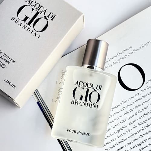 عطر و ادکلن مینی جورجیو آرمانی آکوا دی جیو مردانه (جیو سفید) برندینی | Giorgio Armani Acqua di Gio Brandini حجم 33 میل