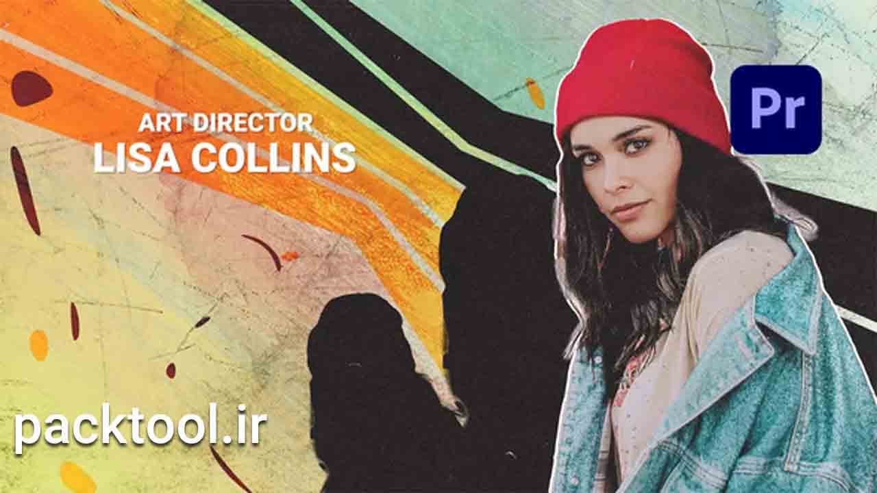 دانلود پروژه آماده پریمیر پرو افتتاحیه رنگارنگ Colorful Opening Titles