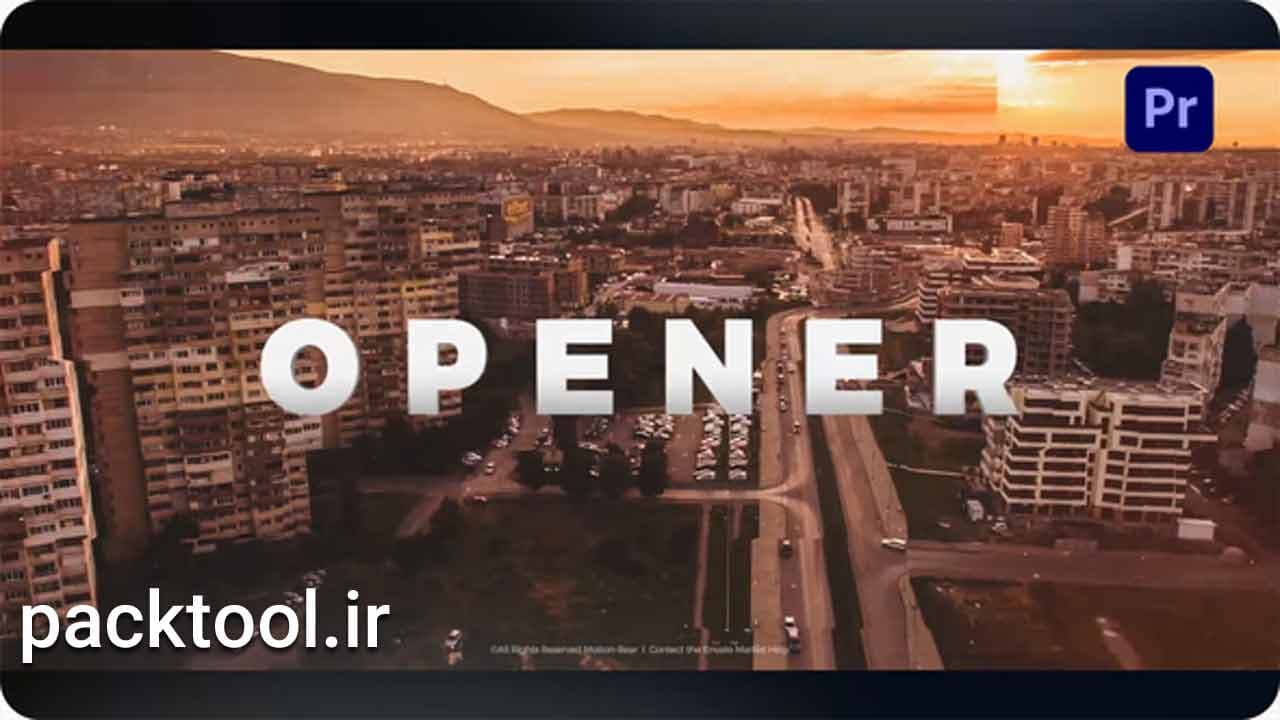 دانلود پروژه آماده افتتاحیه و اوپنر پریمیر پرو Opener For Premiere