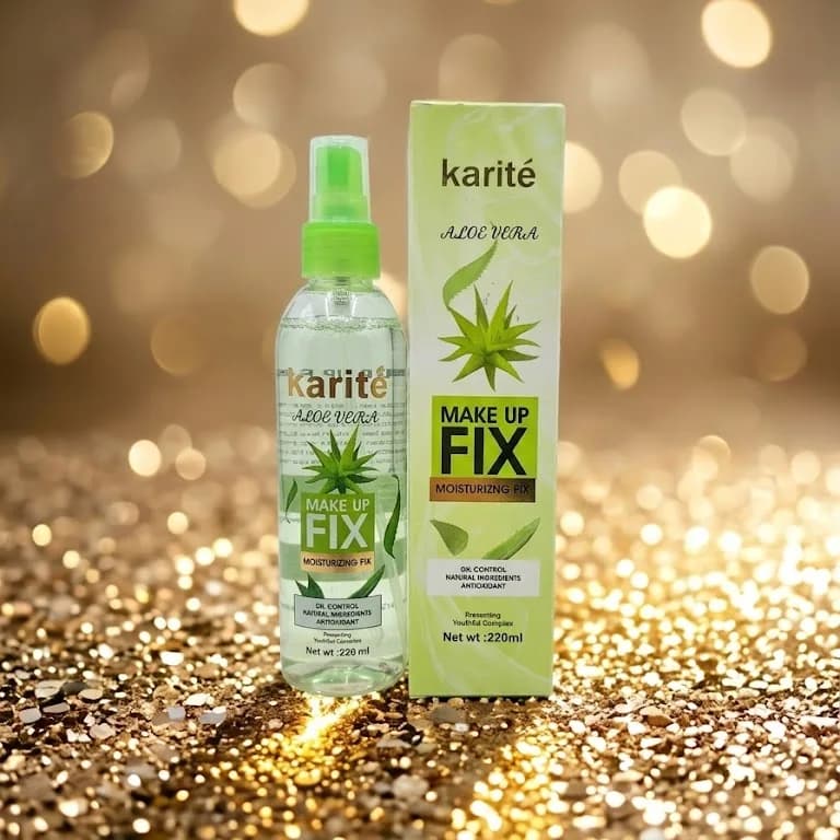 اسپری فیکس کاریته Karite آلوئه ورا | تثبیت کننده آرایش