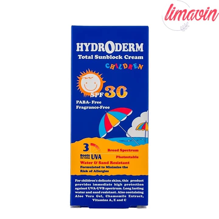 کرم ضد آفتاب کودکان هیدرودرم مدل Children SPF30 حجم 50 میلی لیتر — تصویر ۶