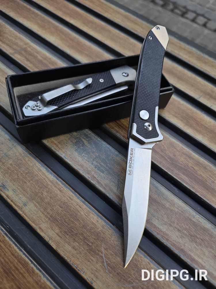 چاقوی فشاری مدل Boker Magnum با ساخت باکیفیت و طراحی ارگونومیک