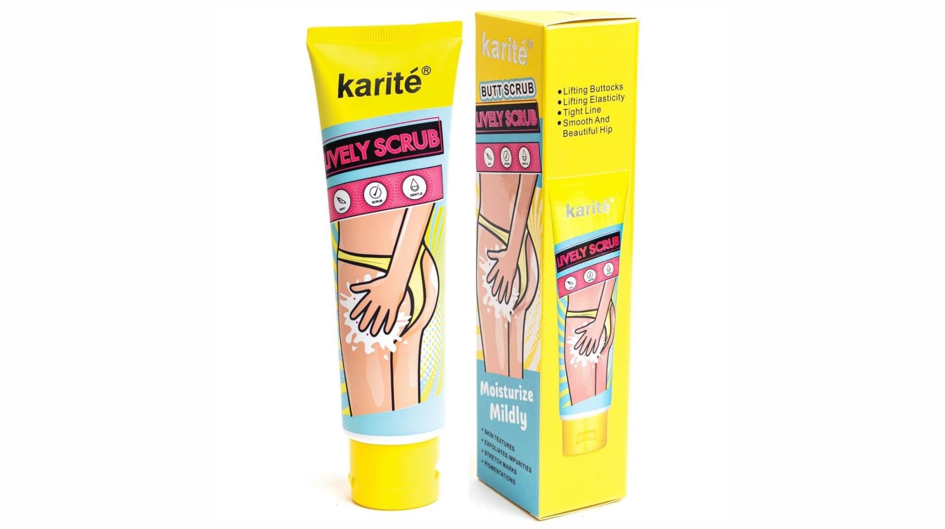اسکراب ضد جوش و روشن کننده باسن کاریته karite