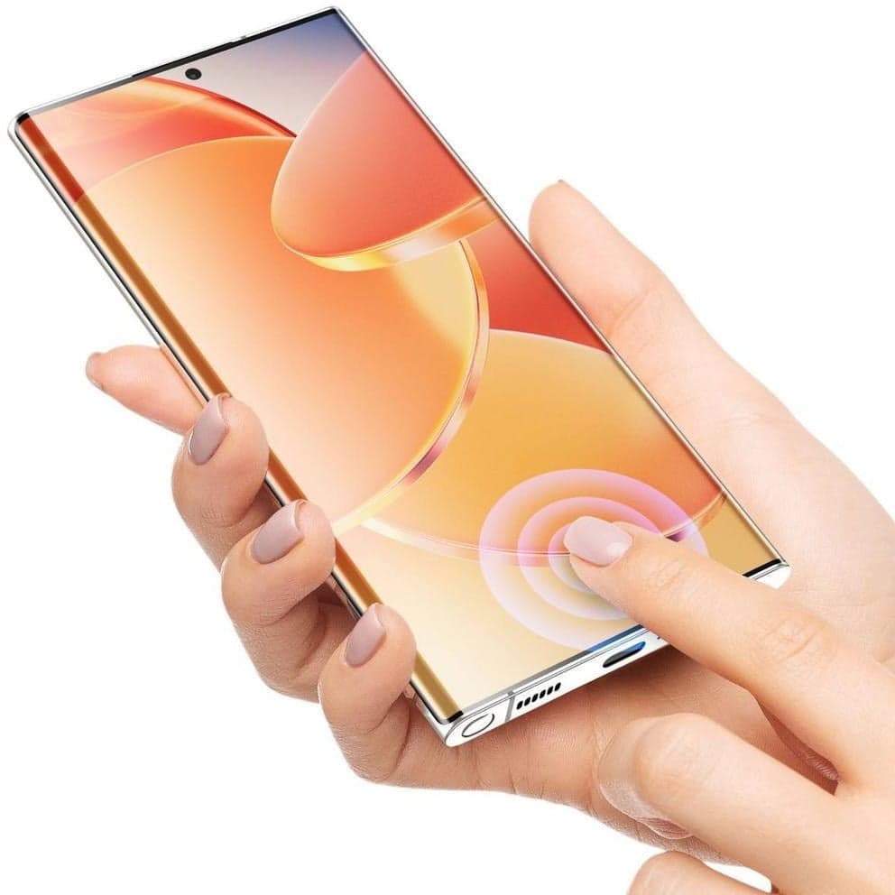 محافظ صفحه شیشه ای تمام صفحه و خمیده یو وی گرین لاین Samsung Galaxy S23 Ultra Green Lion 3D UV Glass — تصویر ۳