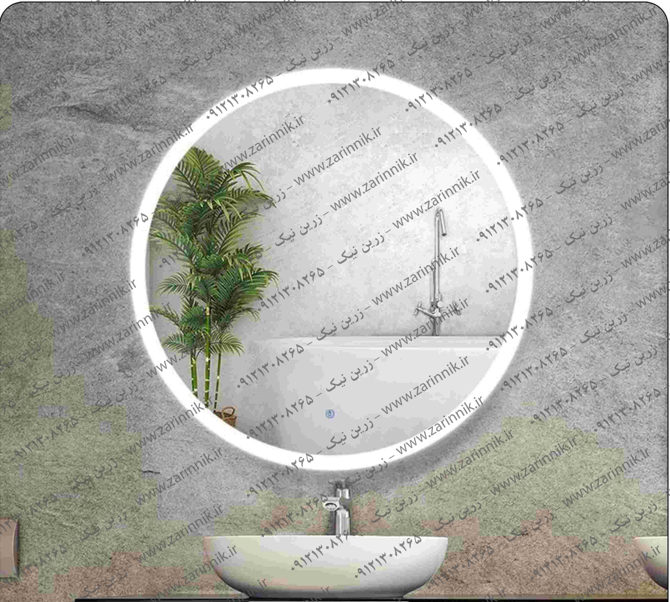 آینه مدرن زرین نیک کد AD135