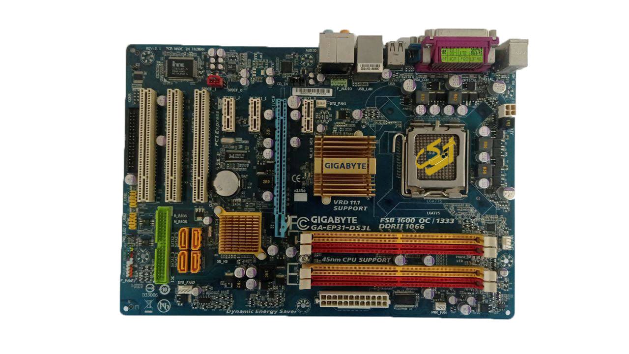 مادربرد gigabyte مدل ga ep31 ds3l