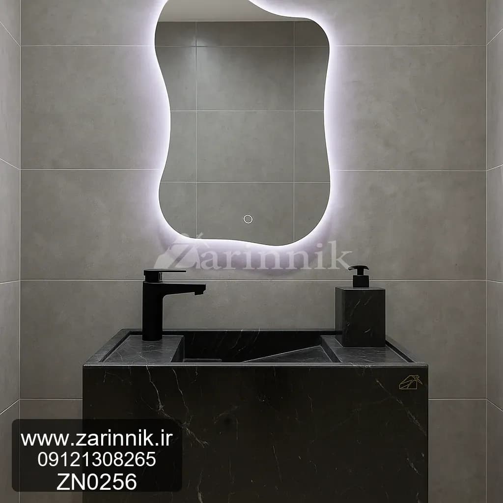 روشویی کوچک مدرن زرین نیک کد ZN0256 — تصویر ۲