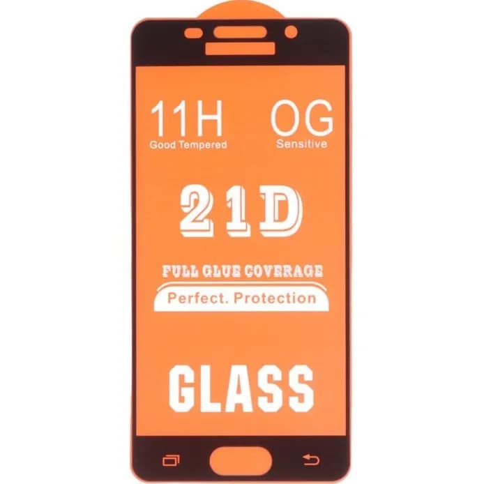 گلس گوشی (Galaxy A3 2016 (A310 سامسونگ شیشه ای OG مدل Full Cover 21D اورجینال