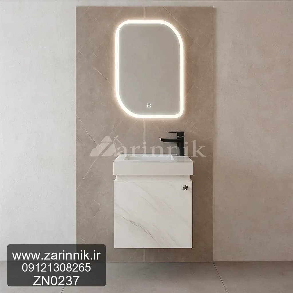 روشویی سایزکوچک 30*50 مدرن زرین نیک کد ZN0237