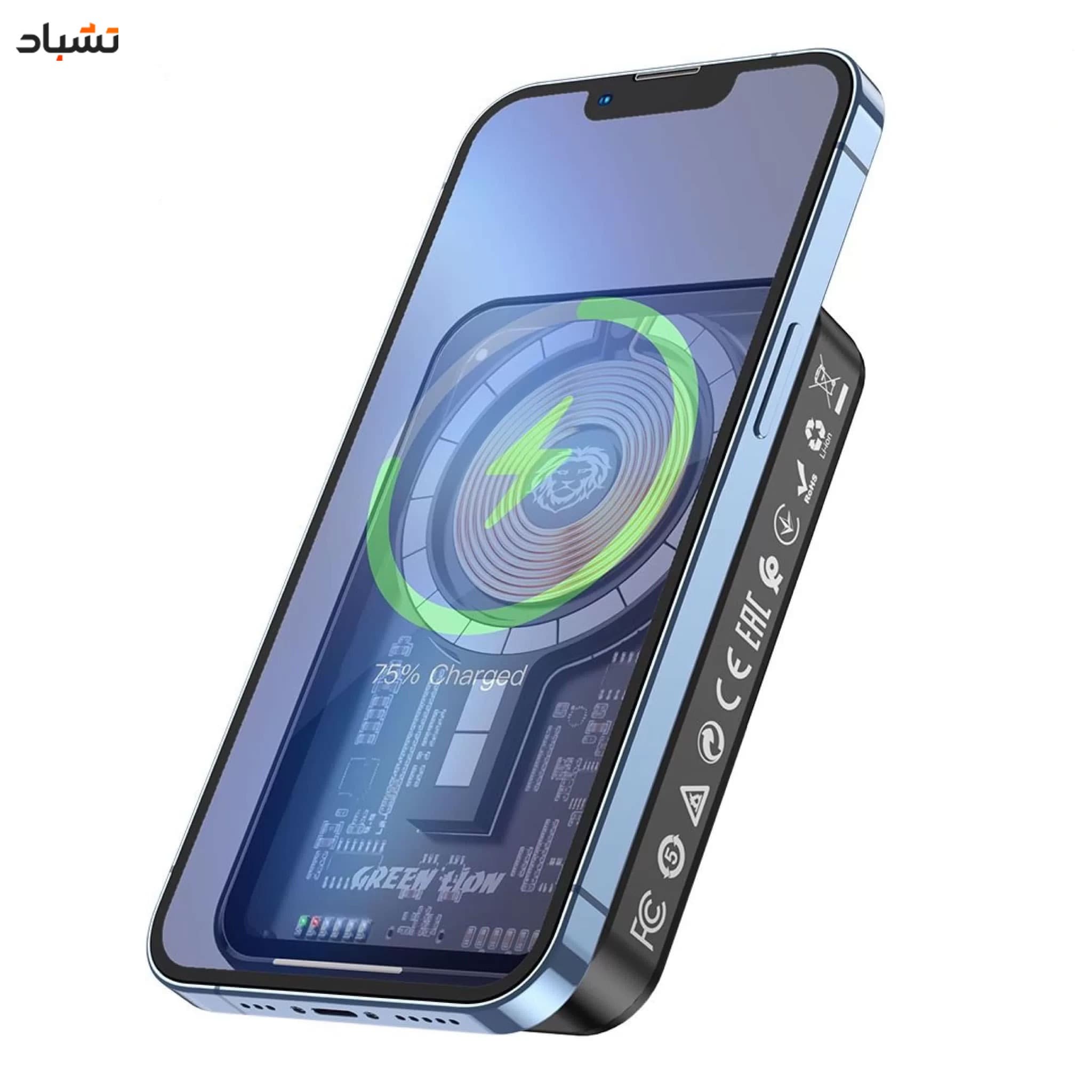 پاوربانک شفاف 3 در 1 گرین لاین Green Lion 3in1 Transparent Power Bank