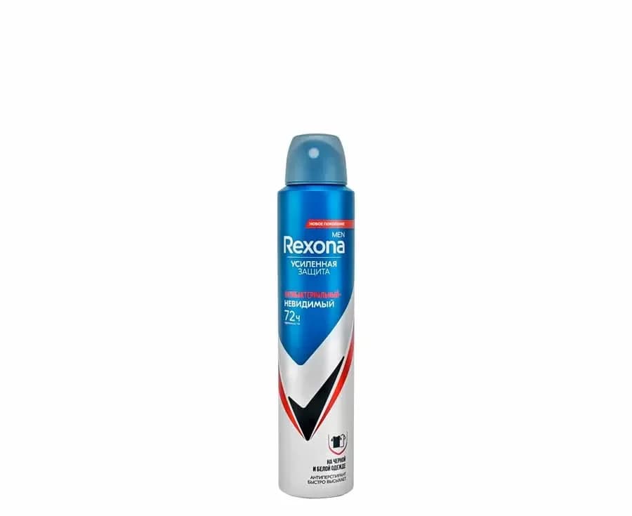 اسپری ضد تعریق 72 ساعته مردانه رکسونا مدل Antibacterial+Invisible