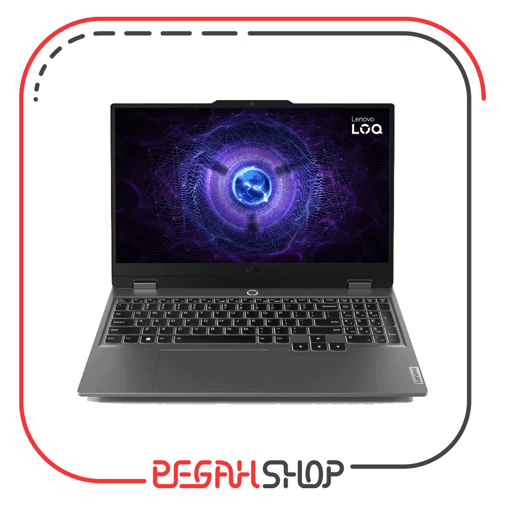لپ تاپ گیمینگ لنوو 15.6 اینچی مدل LOQ پردازنده Core i7 13650HX رم 16GB حافظه 512GB SSD گرافیک 6GB RTX 3050 — تصویر ۲