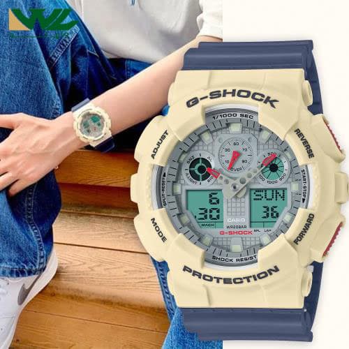 ساعت مچی مردانه جی‌شاک کاسیو مدل GA-100PC-7A2DR — تصویر ۱۲