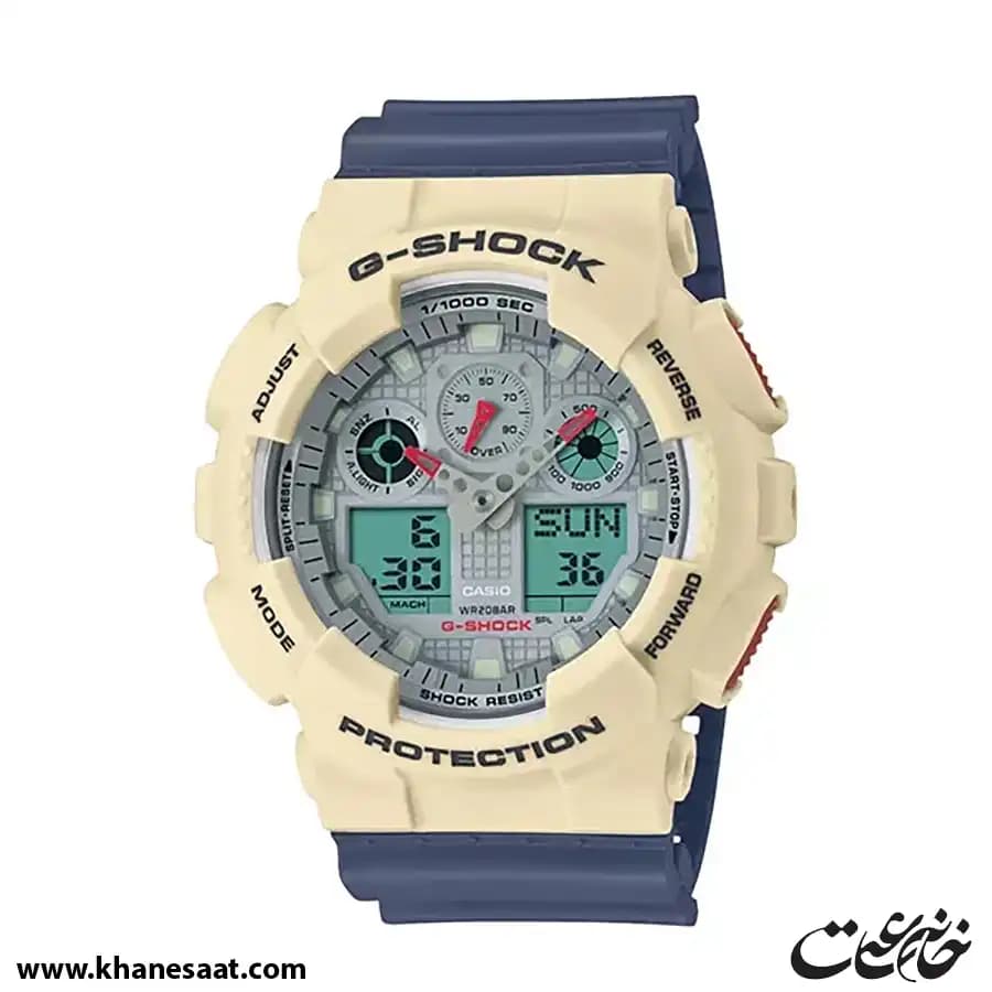 ساعت مچی مردانه جی‌شاک کاسیو مدل GA-100PC-7A2DR — تصویر ۸